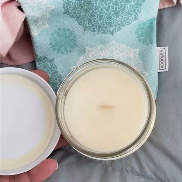 Rustic Hand Poured *Wedding Cake* Soy Wax Candle - Picture 3 of 4